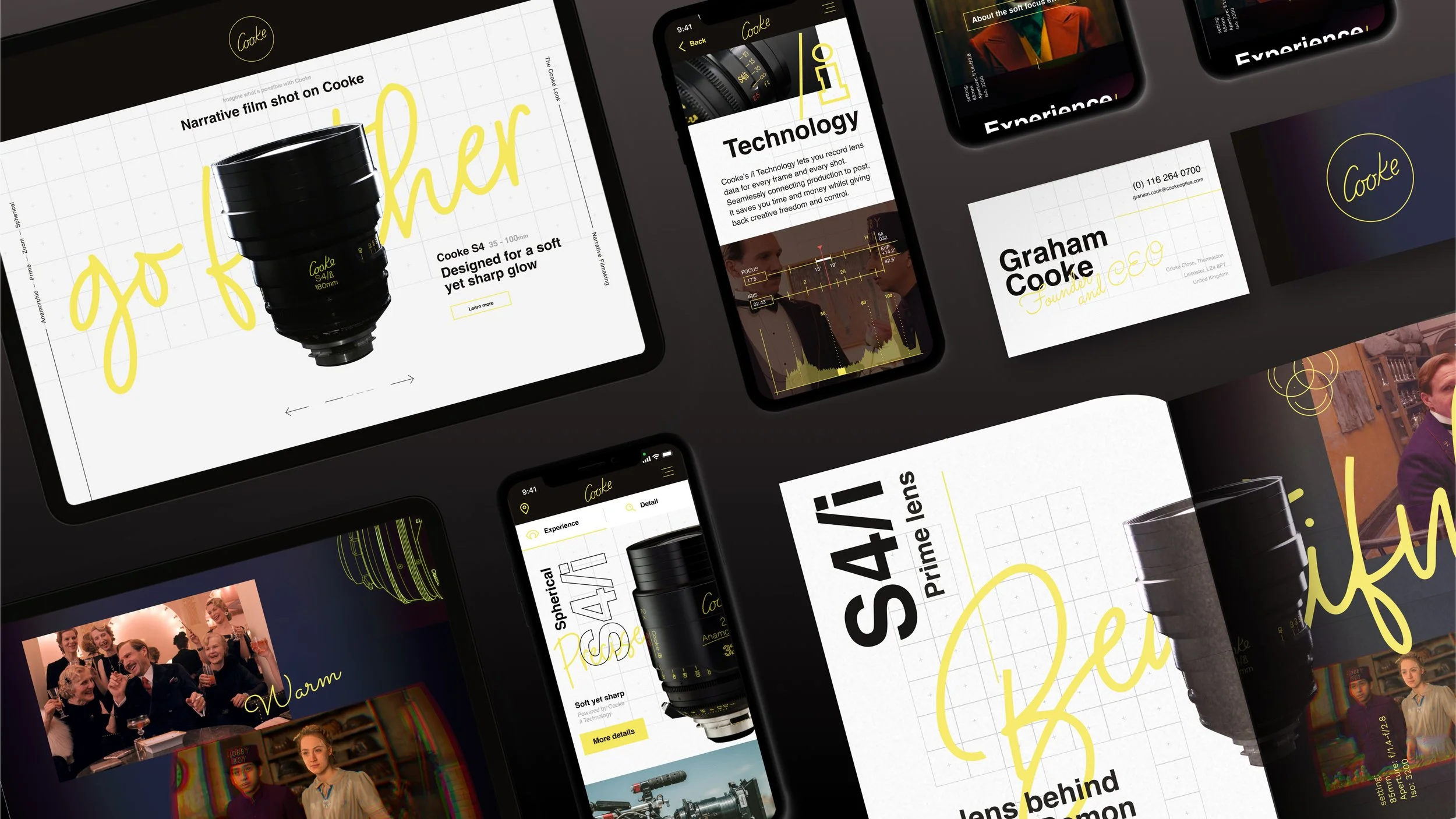 Cooke Optics website detail